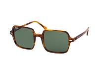 Ray-ban Ray Ban Square II Dames Sunglasses Gläser: Groen, Frame: Tortoise - RB1973 954/31 53-20