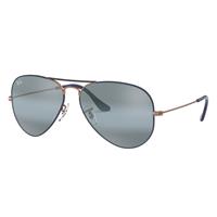 Ray-Ban Aviator Mirror RB3025 Dames - Blauw Spiegel glazen