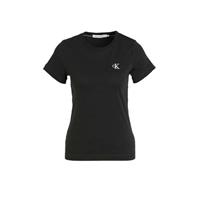 CALVIN KLEIN JEANS T-shirt met logo zwart