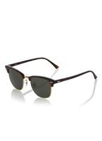 Ray-Ban Zonnebril Clubmaster 3016 W0366 Havana Groen G-15 Grote 51mm