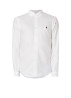 Overhemd Lange Mouw Polo Ralph Lauren CHEMISE CINTREE SLIM FIT EN OXFORD LEGER TYPE CHINO COL BOUTONNE