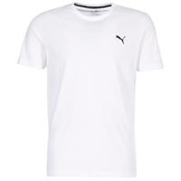Puma T-Shirt, Rundhalskragen, Kurzarm, uni, für Herren, weiß, L (Large)