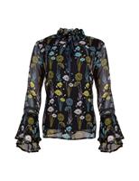 MAICAZZ Blouse nahara sp20.20.002 flower zwart