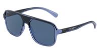 Dolce & Gabbana Square Mens Transparant Blue and Black Dark Blue DG6134 zonnebrillen