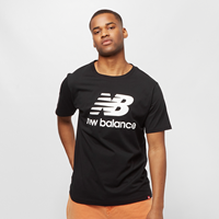 NewBalanceT-ShirtESSENTIALSSTACKEDLOGOTBKMT01575BKBLACK/WHITE–