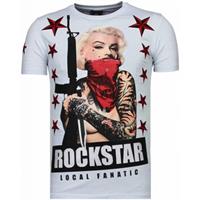 Local Fanatic  T-Shirt Marilyn Rockstar Strass