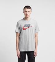 Nike T-Shirt "Sportswear", Logo-Print, Baumwollmaterial, für Herren, grau meliert, L