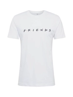 Merchcode Männer T-Shirt Friends Logo Emb in weiß