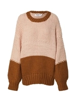 NA-KD Trend Two Coloured Heavy Knitted Sweater - Multicolor