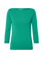 United Colors of Benetton Benetton Online exclusive, Pulli Aus 100% Baumwolle Mit U-boot-ausschnitt,  Grün, female