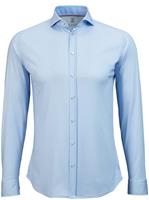Desoto Overhemd Strijkvrij Blauw Oxford