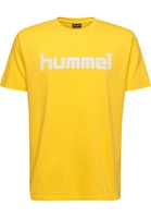 hummel hmlGO Baumwoll Logo T-Shirt kurzarm sports yellow