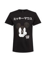 Merchcode Männer T-Shirt Mickey Japanese in schwarz
