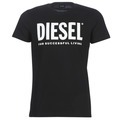 DIESEL Unisex T-Shirt - T-Diegoogo, Rundhals, 900 BLACK