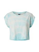 urbanclassics Urban Classics Frauen T-Shirt Ladies Short Tie Dye in blau