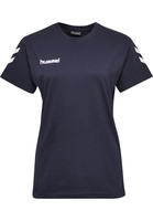 hummel hmlGO Baumwoll T-Shirt Damen kurzarm marine