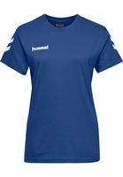 hummel hmlGO Baumwoll T-Shirt Damen kurzarm true blue