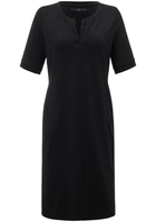 Emilia Lay Jersey-Kleid mit 1/2 Ärmel, schwarz