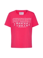 Superdry Premium Goods T-Shirt in Metallic-Optik