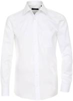 Casa Moda Herren Businesshemd extra langer Arm 69cm uni Comfort Fit, Weiß