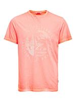 Only & Sons Neon T-shirt Heren Oranje