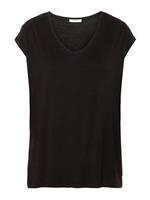 pieces Basic T-shirt Dames Zwart