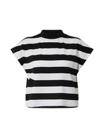 urbanclassics Urban Classics Frauen T-Shirt Stripe Short in schwarz