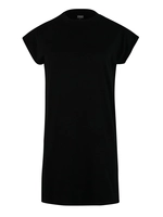 urbanclassics Urban Classics Kleid Damen LADIES TURTLE EXTENDED SHOULDER DRESS TB1910 Schwarz Black