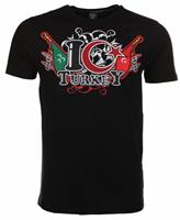 Local Fanatic T-shirt i love turkey zwart