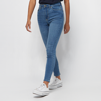 urbanclassics Urban Classics Frauen Slim Fit Jeans Ladies High Waist in blau
