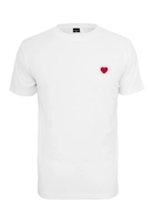 mistertee Mister Tee Männer T-Shirt Heart in weiß