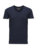 Jack & jones Basic V-neck Regular Fit T-shirt Heren Blauw