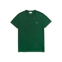 Lacoste Herren-Rundhals-Shirt aus Pima-Baumwolljersey - Grün 