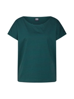 urbanclassics Urban Classics Frauen T-Shirt Yarn Dyed Baby Stripe in grün