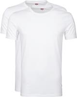 Levi's LEVIS LEVI'S Herren T-Shirts, 2er Pack - Rundhals, Kurzarm, einfarbig Unterhemden weiß Herren 