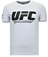 Local Fanatic T-shirts met print ufc championship basic wit