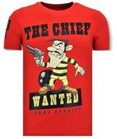 Local Fanatic T-shirt the chief wanted rood