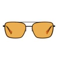 Polaroid Sonnenbrille 6115/s Mens Cat.3 Wayfarer Rvs Gelb/orange