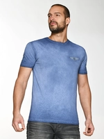 Top Gun T-Shirt schlicht Slow, blue