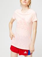 Adidas T-Shirt "Must Haves Winners", meliert, Raglanärmel, für Damen, rosa, M (38-40 EU)