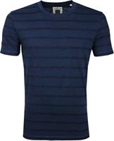 Marc O'Polo Logo T-shirt Streif Navy