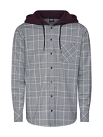 URBAN CLASSICS Karohemd »Hooded Glencheck Shirt«