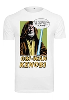 Merchcode T-Shirt OBI-WAN KENOBI TEE MC378 White