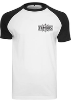 famousstarsandstraps Famous Stars and Straps Männer T-Shirt Chaos Patch Raglan in weiß