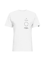 T-shirt med kortÃrm Herr DISTORTION TYPE Vans VN0A49PVWHT1 Vit (Storlek: L)