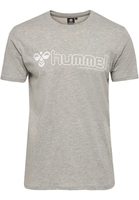 Hummel T-Shirt aus Jersey, GREY MELANGE