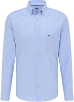 Fynch-Hatton Oxford-Hemd, Button Down, Baumwolle, Brusttasche, Logo-Stitching, für Herren, hellblau