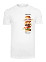 mistertee Mister Tee Männer T-Shirt A Burger in weiß