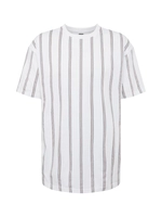Urban Classics shirt heavy oversized aop stripe T-Shirts weiß Herren 