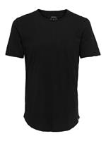 only&sons Only & Sons Männer T-Shirt onsBenne Life Longy in schwarz